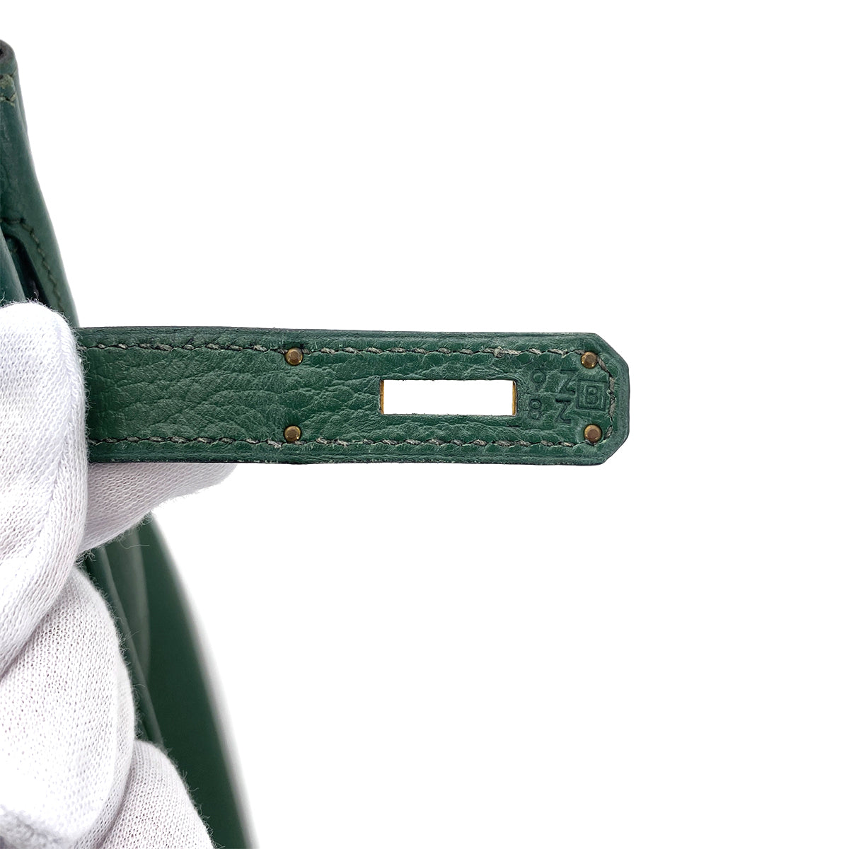 HERMES BIRKIN 30 VERT ARDENNES HAND BAG □B GHW 90295402