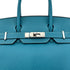HERMES BIRKIN 30 TURQUOISE TOGO HAND BAG □R SHW 90295403 - PURPOSE