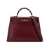 HERMES KELLY 32 SELLIER ROUGE H COUCHVEL HAND SHOULDER BAG □D GHW 90295404 - PURPOSE