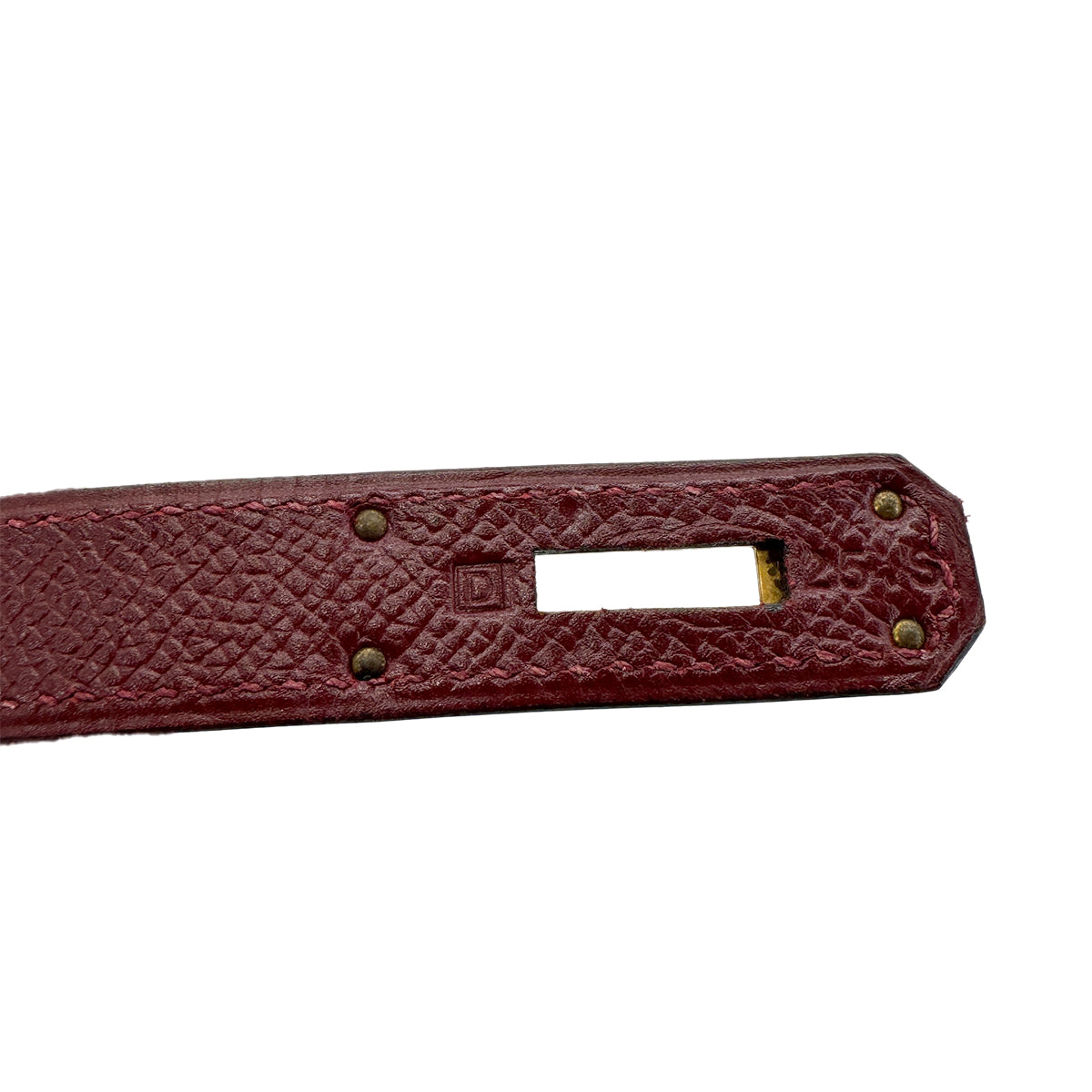 HERMES KELLY 32 SELLIER ROUGE H COUCHVEL HAND SHOULDER BAG □D GHW 90295404