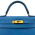 HERMES KELLY 28 SELLIER BLEU FRANCE VEAU EPSOM HAND SHOULDER BAG □O GHW 90295407 - PURPOSE