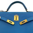 HERMES KELLY 28 SELLIER BLEU FRANCE VEAU EPSOM HAND SHOULDER BAG □O GHW 90295407 - PURPOSE