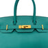 HERMES BIRKIN 30 VERSO BLUE PAON ROSE TYRIEN VEAU EPSOM HAND BAG □Q SPO GHW 90295408 - PURPOSE
