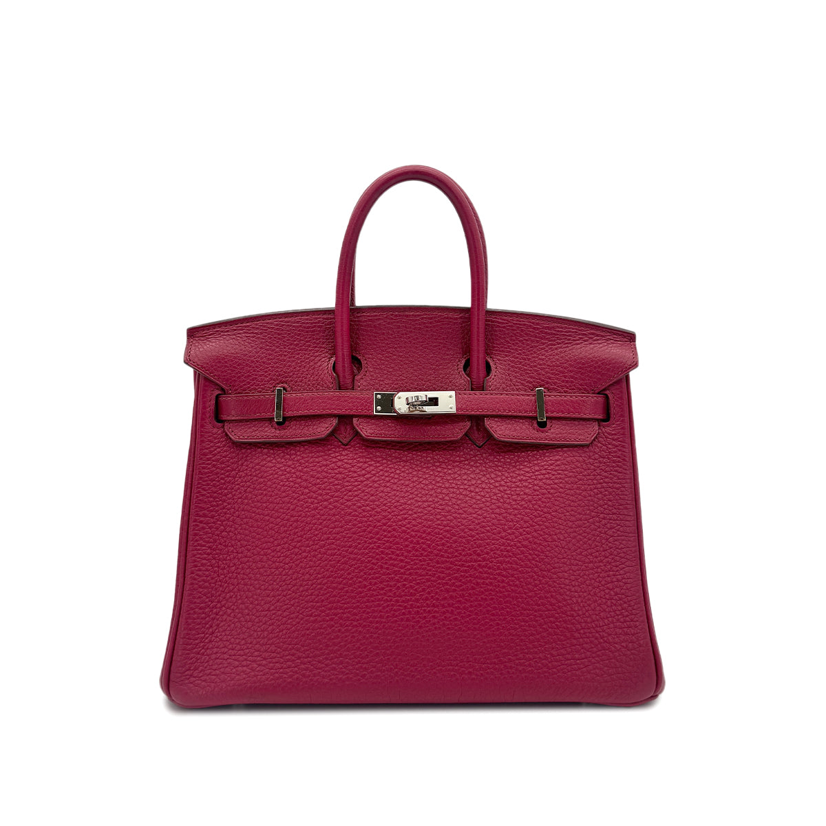 HERMES BIRKIN 25 RUBIS TOGO HAND BAG □N SHW 90295409