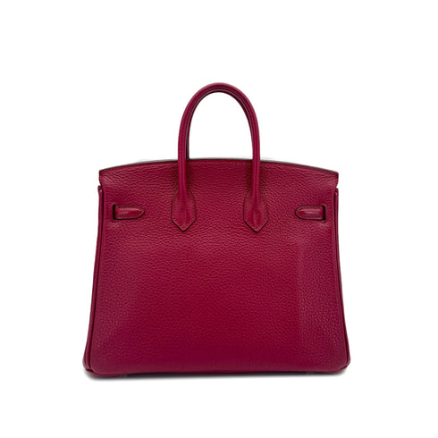 HERMES BIRKIN 25 RUBIS TOGO HAND BAG □N SHW 90295409 - PURPOSE