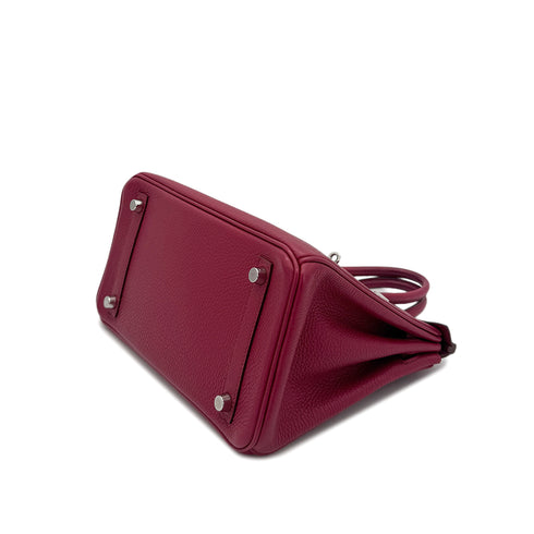 HERMES BIRKIN 25 RUBIS TOGO HAND BAG □N SHW 90295409 - PURPOSE