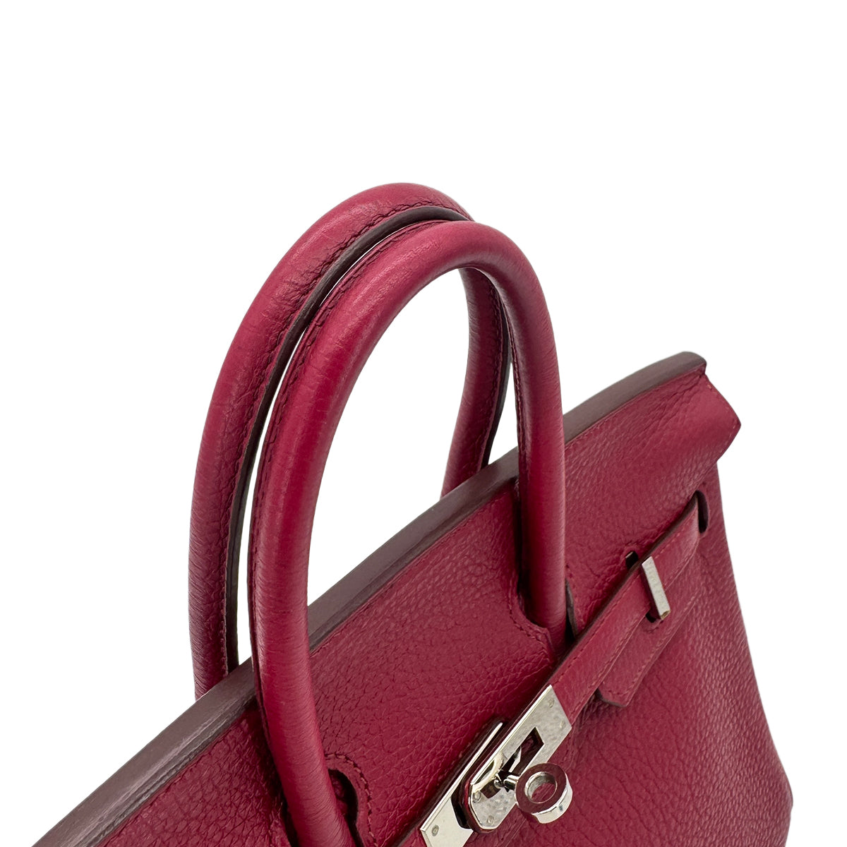 HERMES BIRKIN 25 RUBIS TOGO HAND BAG □N SHW 90295409
