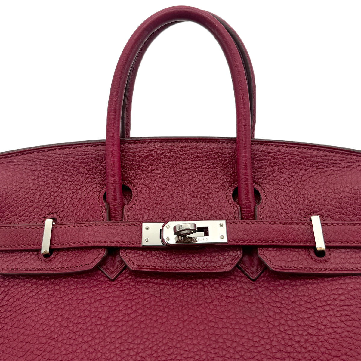 HERMES BIRKIN 25 RUBIS TOGO HAND BAG □N SHW 90295409