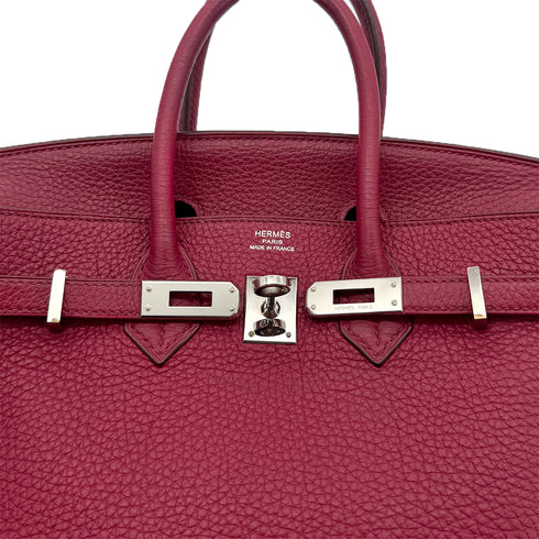 HERMES BIRKIN 25 RUBIS TOGO HAND BAG □N SHW 90295409 - PURPOSE