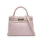 HERMES KELLY 28 RETOURNE ROSE DRAGEE VEAU SWIFT HAND SHOULDER BAG □K SHW 90295733 - PURPOSE