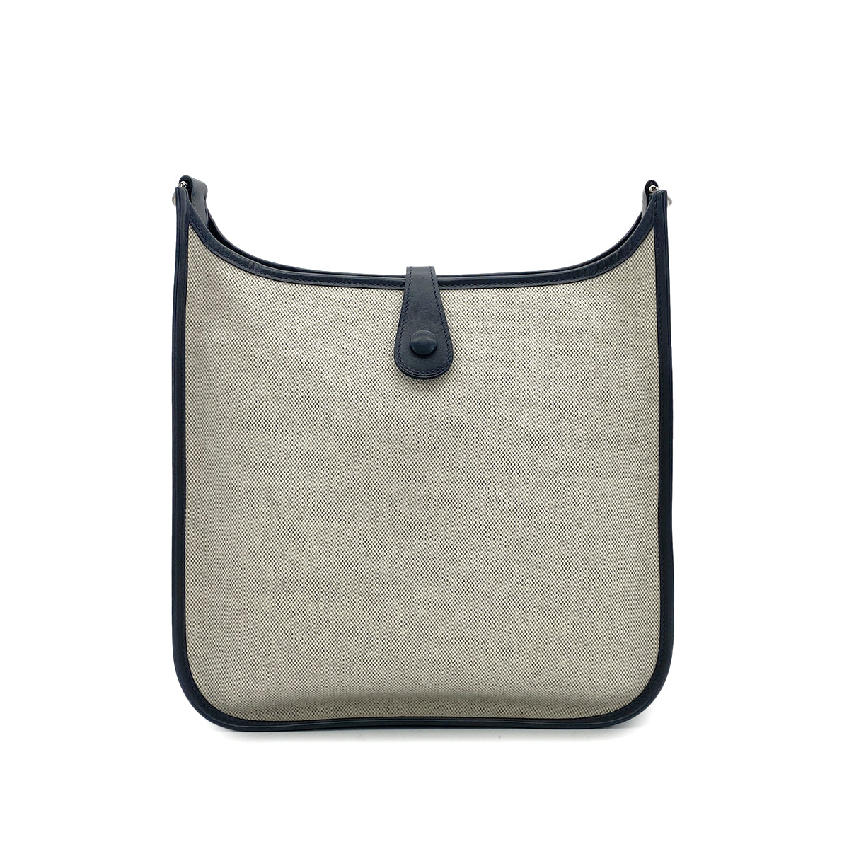 HERMES EVELYNE PM GRAPHITE BOXCALF TOILE H SHOULDER BAG □K 90295735