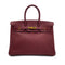 HERMES BIRKIN 35 ROUGE H TOGO HAND BAG □H GHW 90295737 - PURPOSE