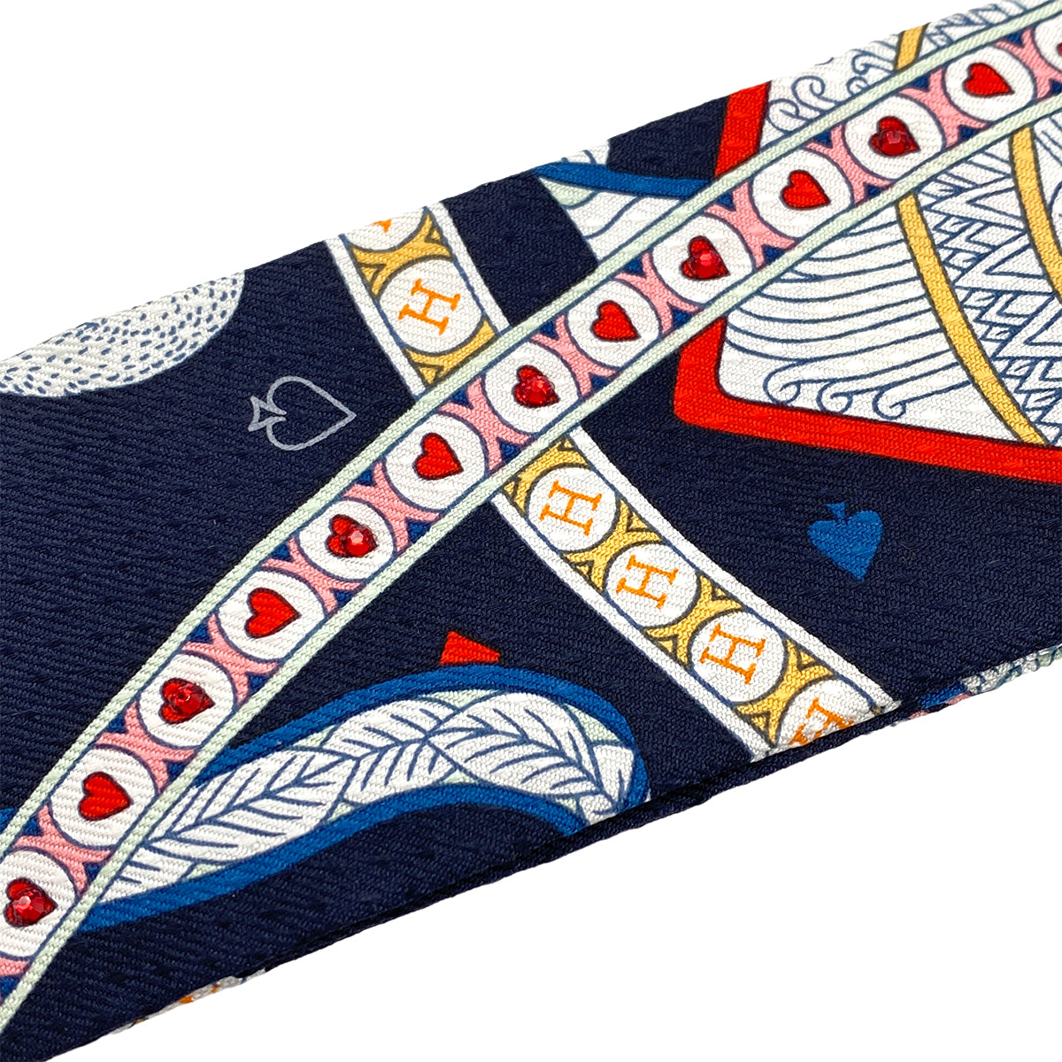 HERMES TWILLY DAME DE COEUR SCARF MULTICOLOR SILK 90295742