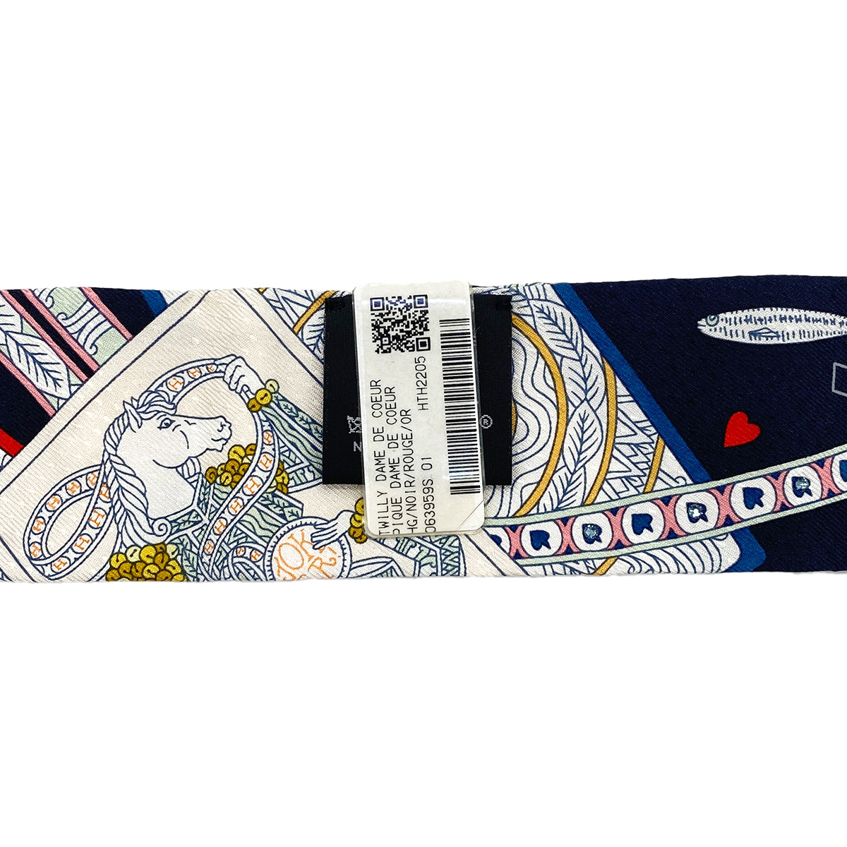 HERMES TWILLY DAME DE COEUR SCARF MULTICOLOR SILK 90295742