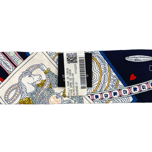 HERMES TWILLY DAME DE COEUR SCARF MULTICOLOR SILK 90295742 - PURPOSE
