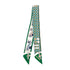 HERMES TWILLY LES VOITURES NOUVELLES SCARF GREEN SILK 90295743 - PURPOSE