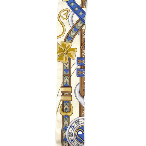 HERMES TWILLY HARNAIS DE COEUR SCARF MULTICOLOR SILK 90295745 - PURPOSE
