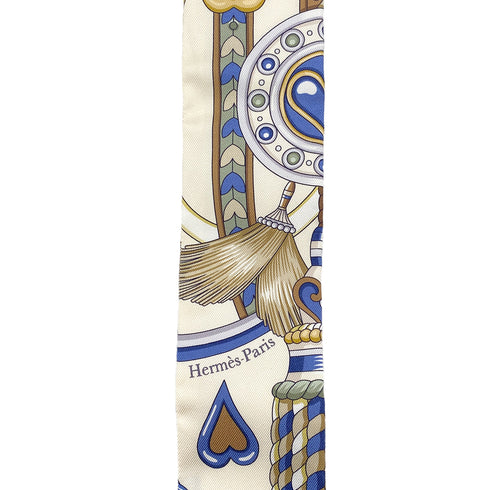 HERMES TWILLY HARNAIS DE COEUR SCARF MULTICOLOR SILK 90295746 - PURPOSE