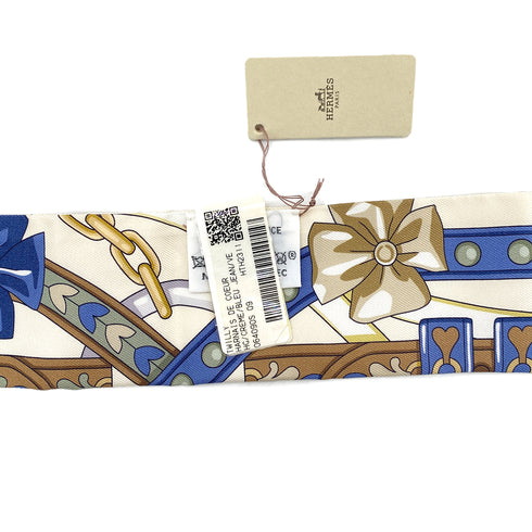 HERMES TWILLY HARNAIS DE COEUR SCARF MULTICOLOR SILK 90295746 - PURPOSE