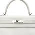 HERMES KELLY 28 RETOURNE WHITE BLEU JEAN VEAU EPSOM HAND SHOULDER BAG □I SHW 90295747 - PURPOSE