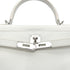 HERMES KELLY 28 RETOURNE WHITE BLEU JEAN VEAU EPSOM HAND SHOULDER BAG □I SHW 90295747 - PURPOSE