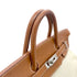 HERMES HAUT A COURROIES 45 FAUVE VEAU BARENIA CRINOLINE HAND BAG □B 90295749 - PURPOSE