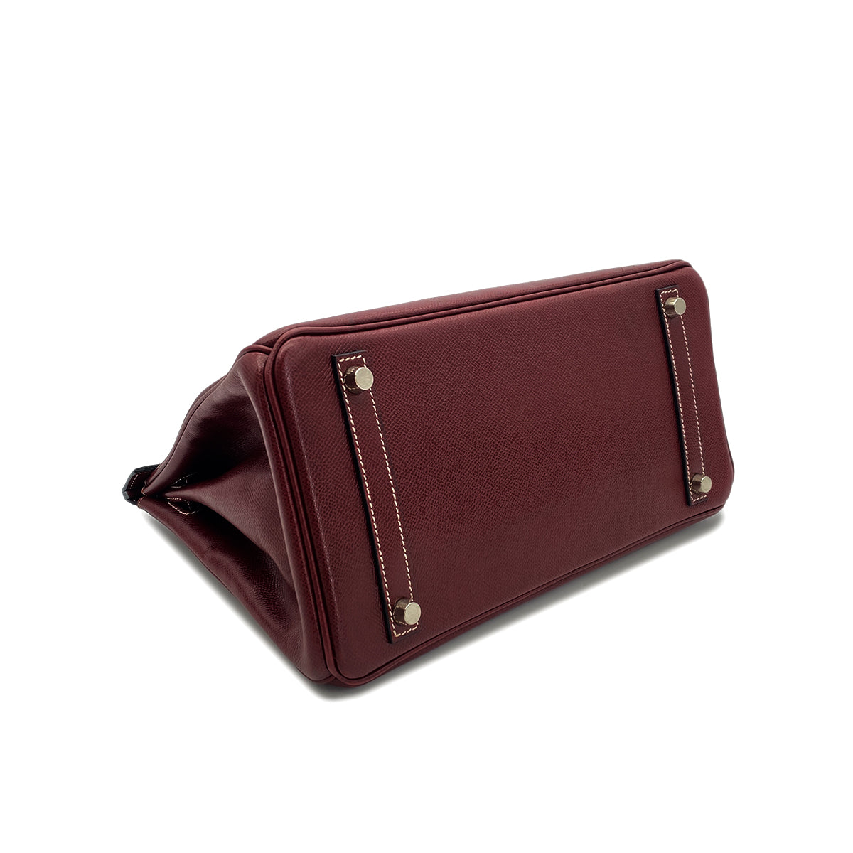 HERMES BIRKIN 30 ROUGE H LISSE HAND BAG □E SHW 90295751