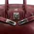 HERMES BIRKIN 30 ROUGE H LISSE HAND BAG □E SHW 90295751 - PURPOSE