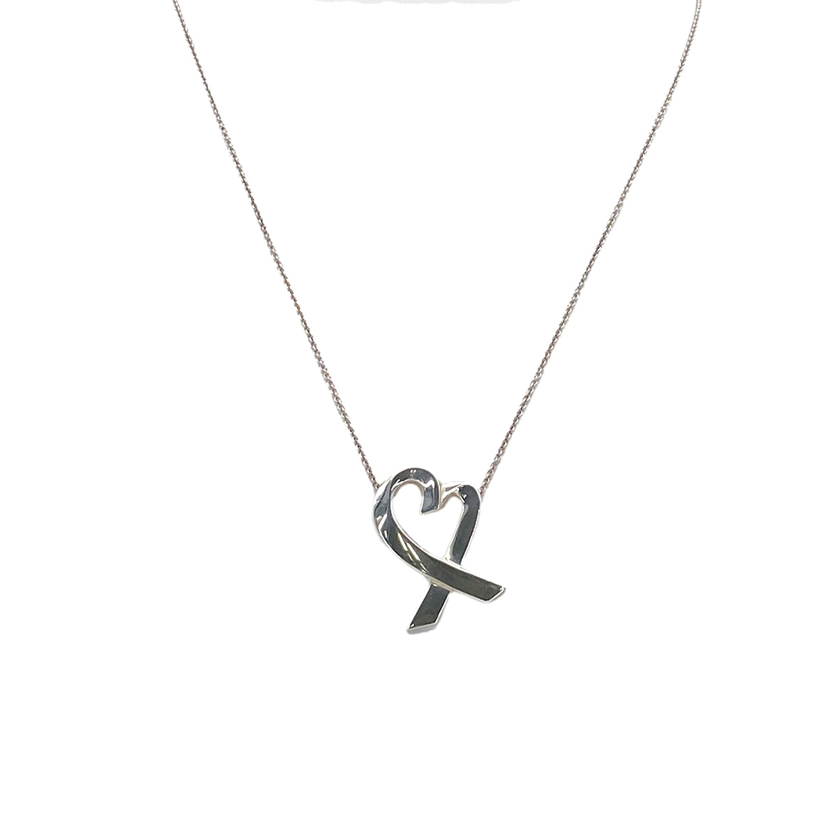 TIFFANY&CO. NECKLACE LOVING HEART LARGE PALOMA PICASSO SILVER925 ACCESSORY 90295756