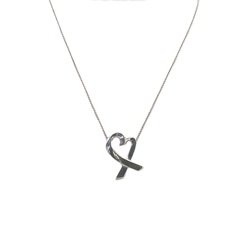 TIFFANY&CO. NECKLACE LOVING HEART LARGE PALOMA PICASSO SILVER925 ACCESSORY 90295756 - PURPOSE