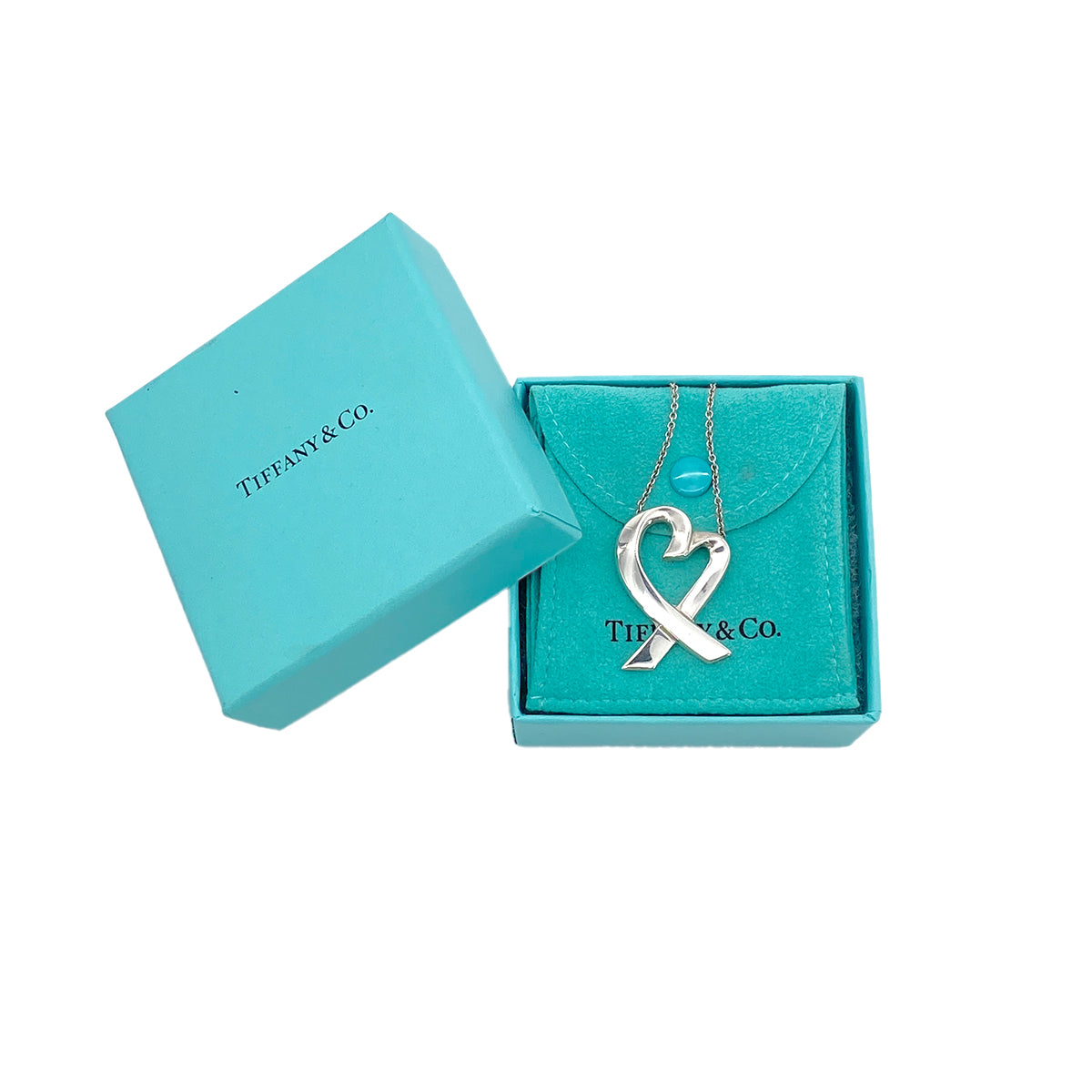 TIFFANY&CO. NECKLACE LOVING HEART LARGE PALOMA PICASSO SILVER925 ACCESSORY 90295756
