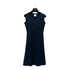 CHANEL VINTAGE COCOMARK SLEEVELESS DRESS BLACK NYLON 40 96C RTW 90295761