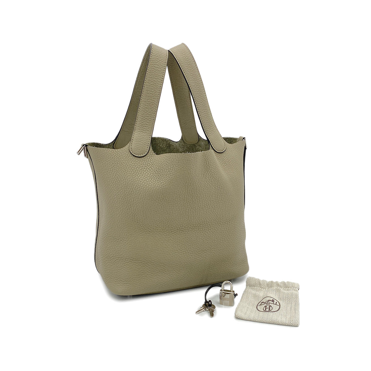 HERMES PICOTIN LOCK MM SAUGE TAURILLON CLEMENCE HAND BAG Z SHW 90295823