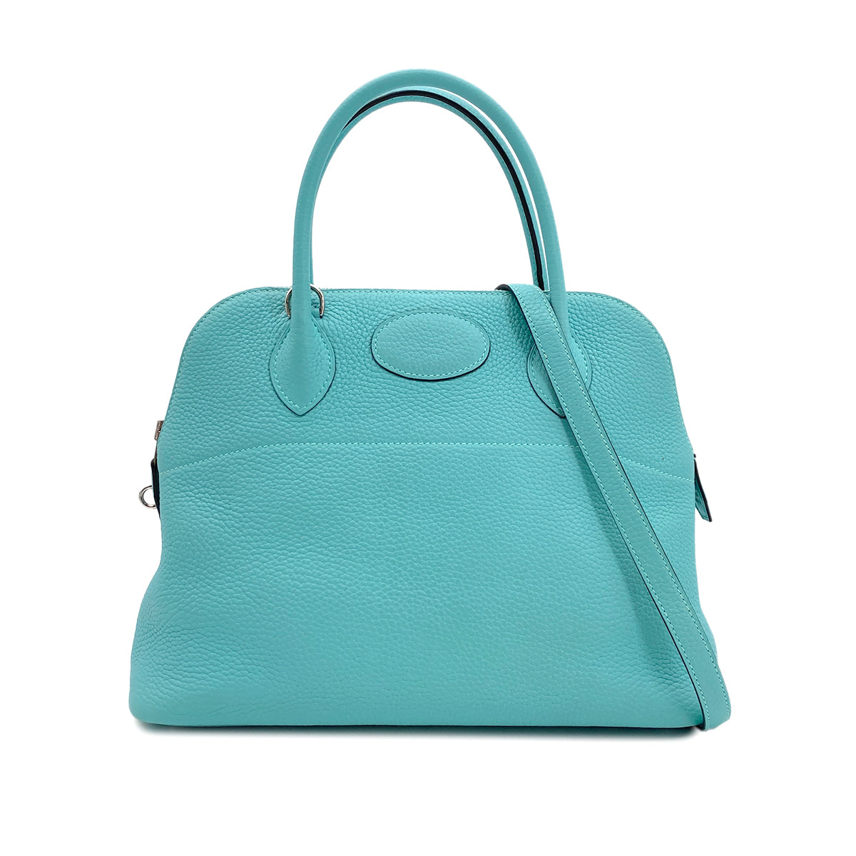 HERMES BOLIDE 31 BLEU SAINT CYR TAURILLON CLEMENCE HAND SHOULDER BAG T SHW 90295824