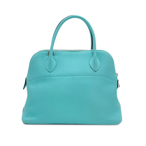 HERMES BOLIDE 31 BLEU SAINT CYR TAURILLON CLEMENCE HAND SHOULDER BAG T SHW 90295824 - PURPOSE
