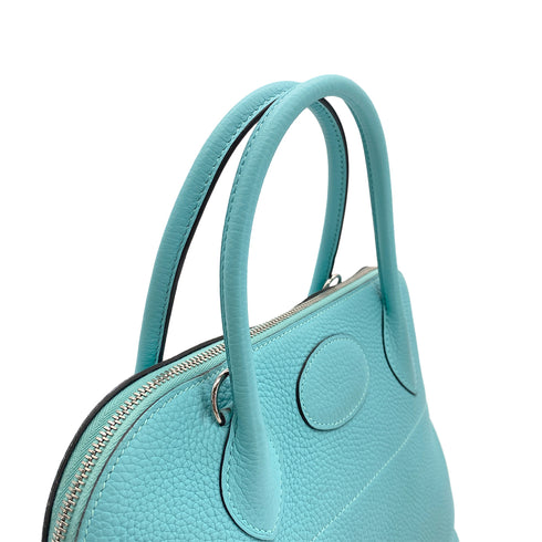 HERMES BOLIDE 31 BLEU SAINT CYR TAURILLON CLEMENCE HAND SHOULDER BAG T SHW 90295824 - PURPOSE
