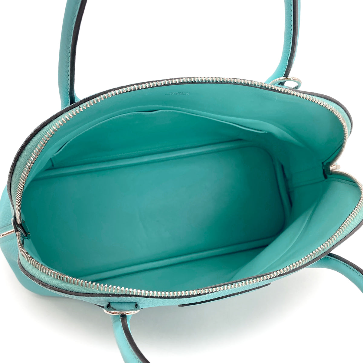 HERMES BOLIDE 31 BLEU SAINT CYR TAURILLON CLEMENCE HAND SHOULDER BAG T SHW 90295824