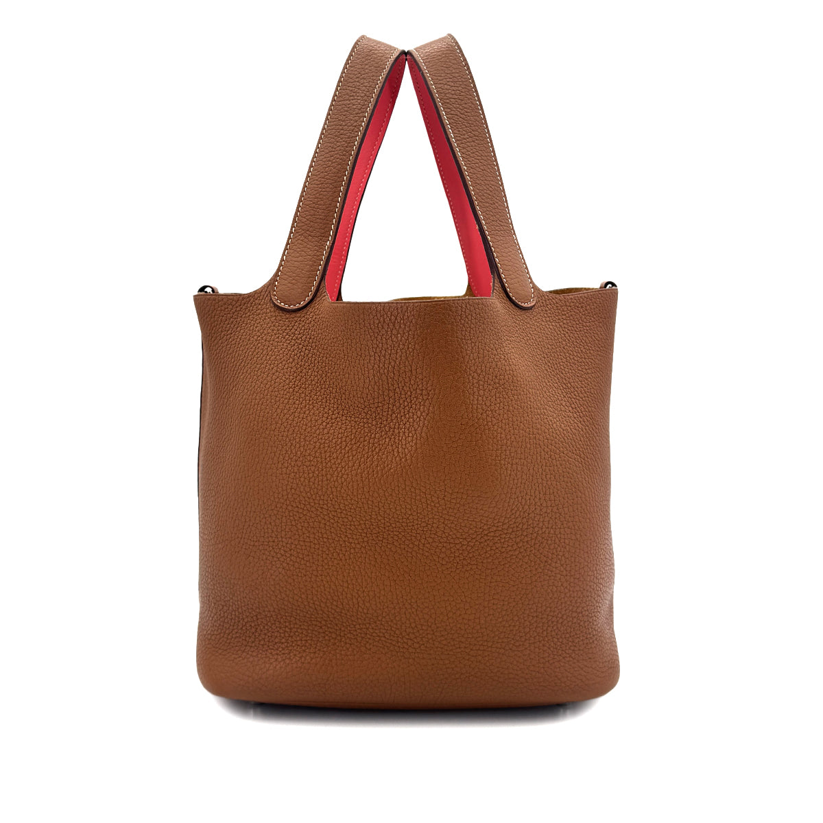 HERMES PICOTIN LOCK MM ECLAT GOLD ROSE AZALEE TAURILLON CLEMENCE HAND BAG C SHW 90295825