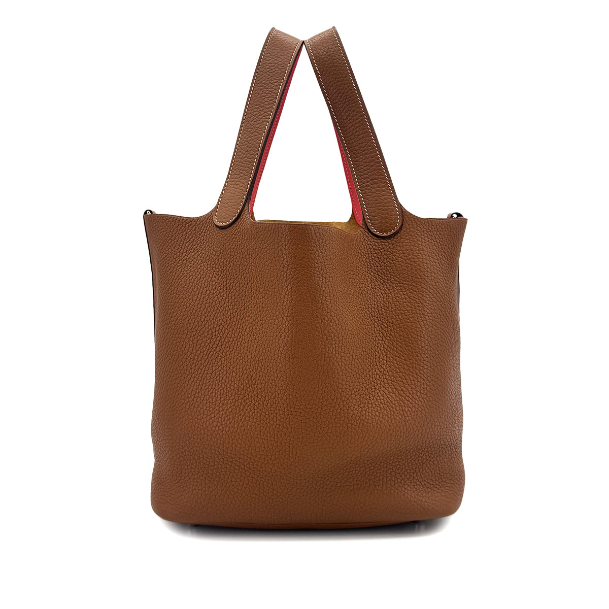 HERMES PICOTIN LOCK MM ECLAT GOLD ROSE AZALEE TAURILLON CLEMENCE HAND BAG C SHW 90295825