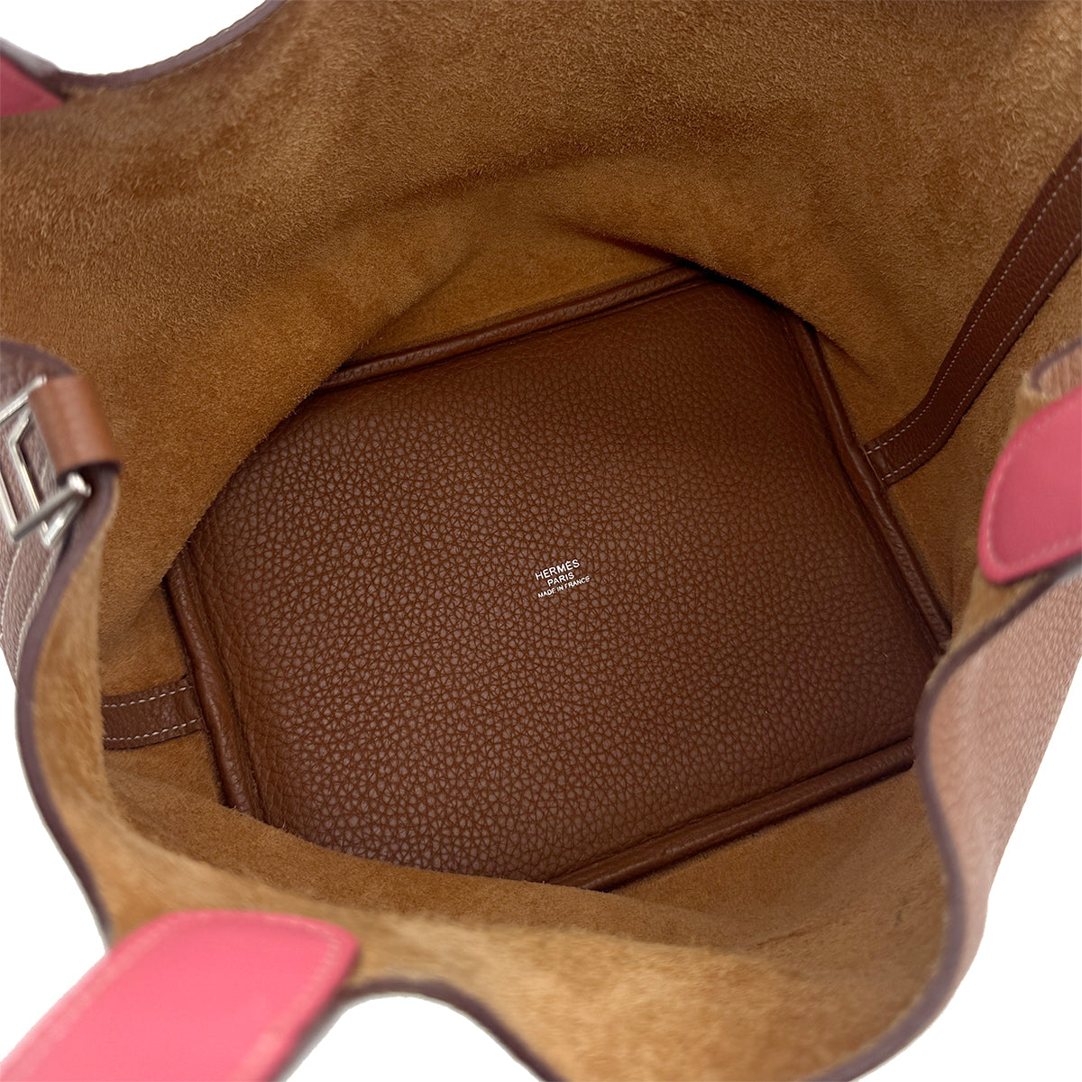 HERMES PICOTIN LOCK MM ECLAT GOLD ROSE AZALEE TAURILLON CLEMENCE HAND BAG C SHW 90295825