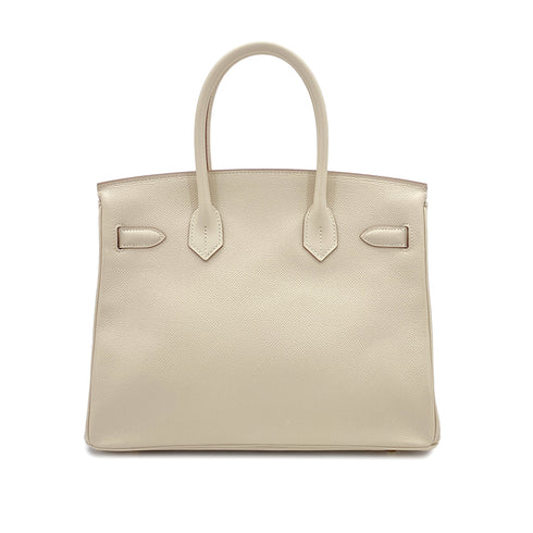 HERMES BIRKIN 30 CRAIE VEAU EPSOM HAND BAG A GHW 90295826 - PURPOSE