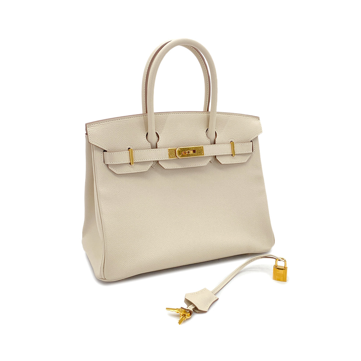 HERMES BIRKIN 30 CRAIE VEAU EPSOM HAND BAG A GHW 90295826