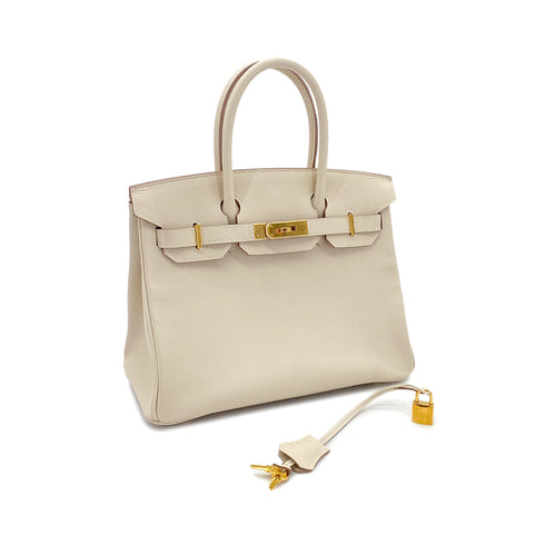 HERMES BIRKIN 30 CRAIE VEAU EPSOM HAND BAG A GHW 90295826 - PURPOSE