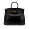 HERMES BIRKIN 35 BLACK BOXCALF HAND BAG □F GHW 90295831 - PURPOSE