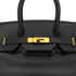 HERMES BIRKIN 35 BLACK BOXCALF HAND BAG □F GHW 90295831 - PURPOSE