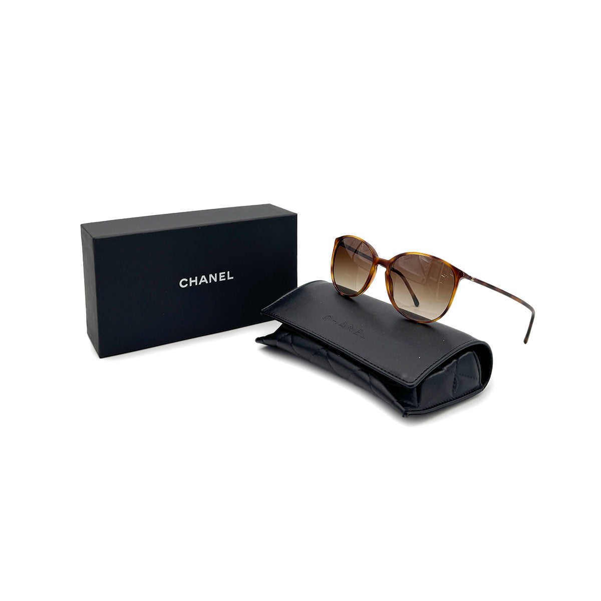 CHANEL SUNGLASSES COCOMARK TORTOISESHELL EYEWEAR 90295837