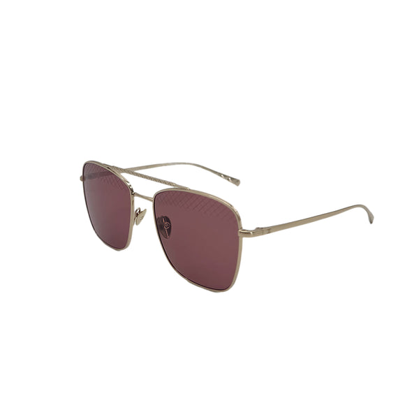 CHANEL SUNGLASSES COCOMARK TEARDROP PURPLE GOLD EYEWEAR 90295838 - PURPOSE