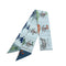HERMES TWILLY HERMES PARADE SCARF LIGHT BLUE SILK 90295846 - PURPOSE