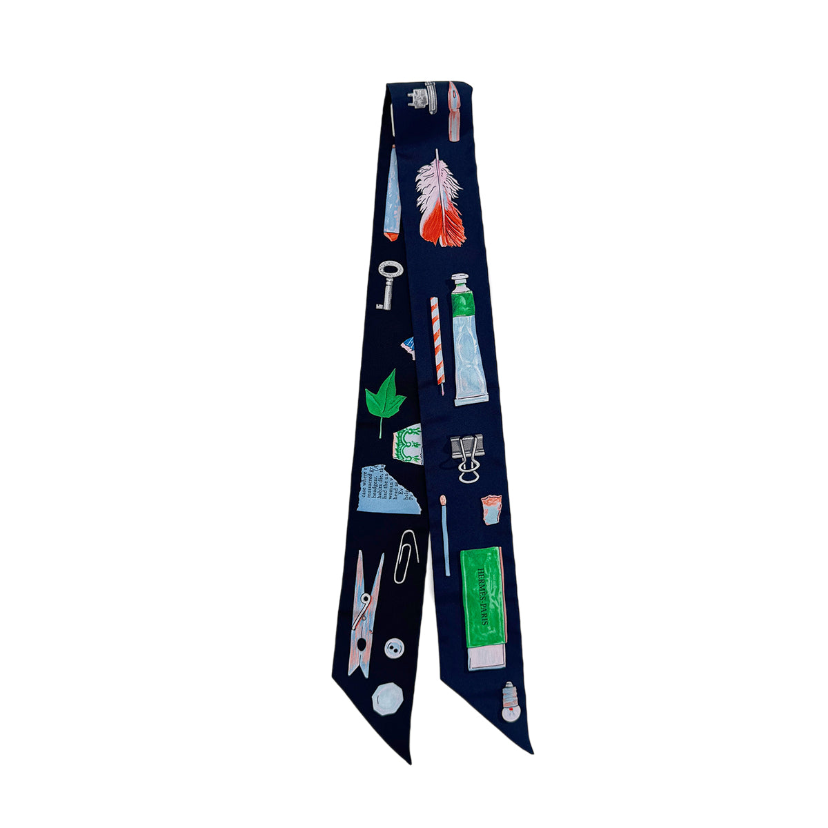 HERMES TWILLY IN THE POCKET SCARF MULTICOLOR SILK 90295847