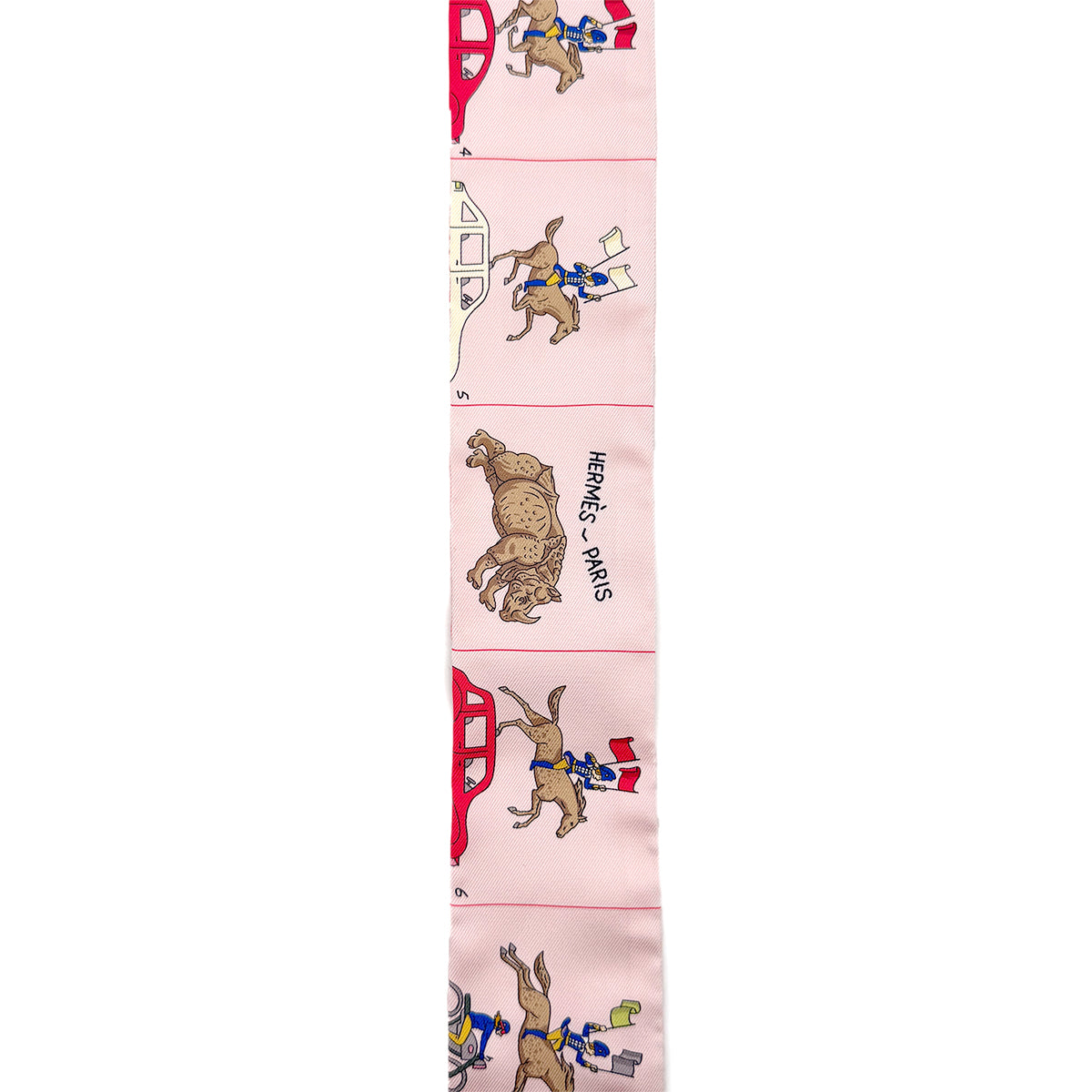 HERMES TWILLY HERMES PARADE SCARF MULTICOLOR SILK 90295848